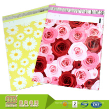 Cheap Price Self Adhesive 10X13 Or 9X12 Custom Painted Roses Designer Plastic Retail Shipping Bags